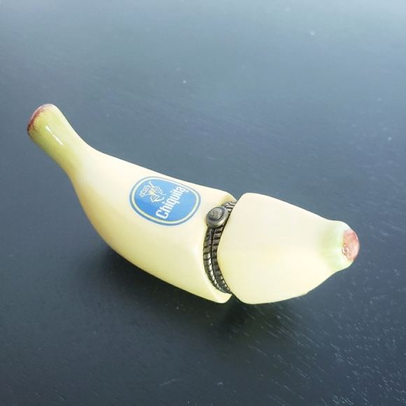 *Last Chance* Chiquita Banana Porcelain Hinged Box PHB Midwest Of Cannon Falls - Picture 2 of 13